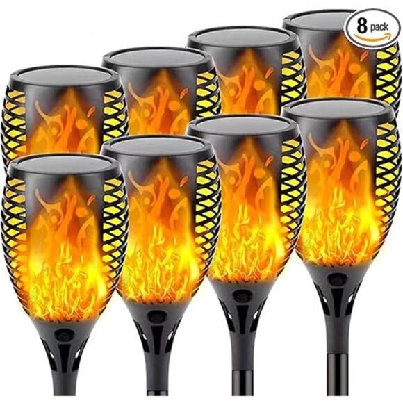 Solar Halloween Lights Outdoor(Super Larger Size & Upgraded Vivid Flame) - Picture 14 of 14